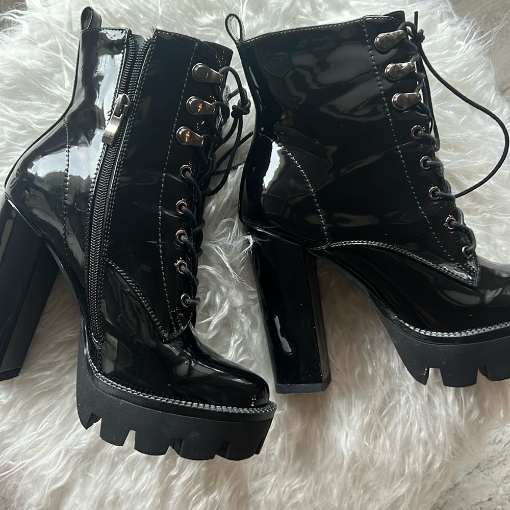 Black Platform boots
